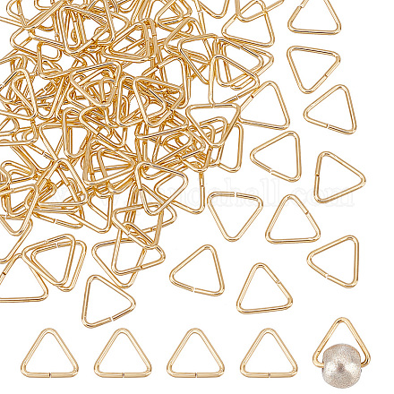 Pandahall элитное латунное треугольное соединительное кольцо KK-PH0009-11-1