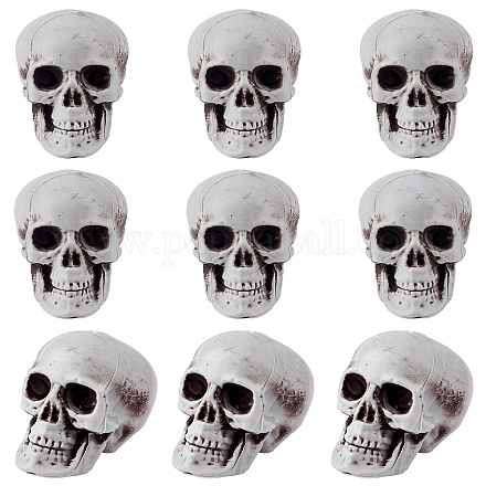 NBEADS Plastic Skull Home Decorations KY-NB0001-23-1