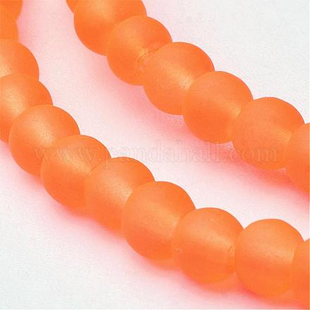 Chapelets de perles en verre transparent X-GLAA-S031-4mm-27-1