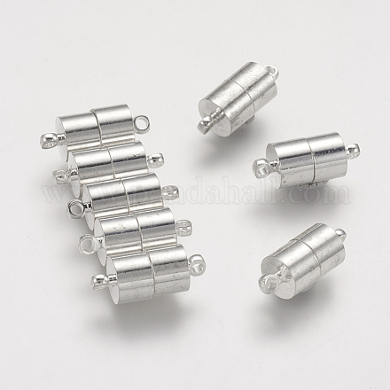 Brass Magnetic Clasps KK-MC027-01S-NF-1
