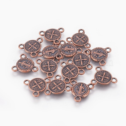 Tibetan Style Alloy Chandelier Components Links TIBE-A36143-R-NR-1