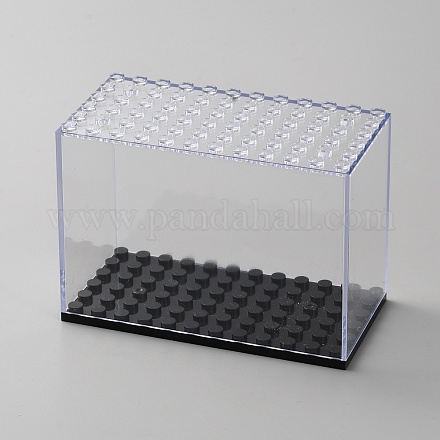 Прозрачные пластиковые витрины для минифигурок&nbsp;LS-ODIS-WH0070-08-1
