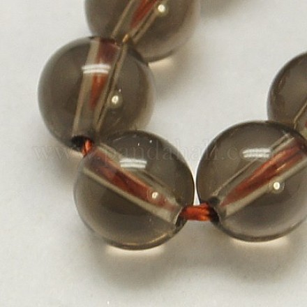 Natural Smoky Quartz Beads Strands G-C175-12mm-1-1