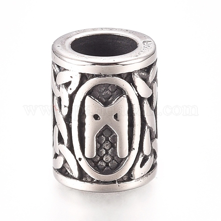 304 Stainless Steel European Beads OPDL-G010-07AS-07A-1
