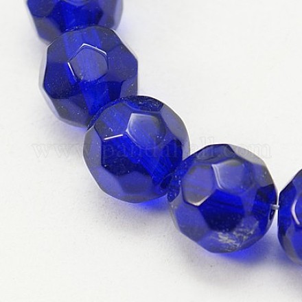 Glass Beads Strands GF10mmC25Y-1