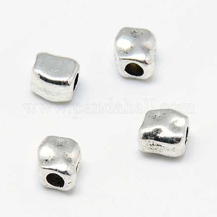 Tibetan Style Alloy Spacer Beads X-TIBE-S301-074AS-RS-1
