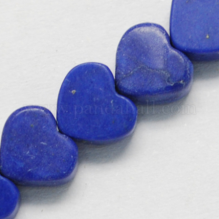 Synthetic Lapis Lazuli Gemstone Bead Strands G-R162-6mm-02-1