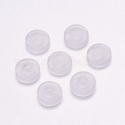 Almohadillas de plástico confort tpe para pendientes de clip KY-P007-B01-1