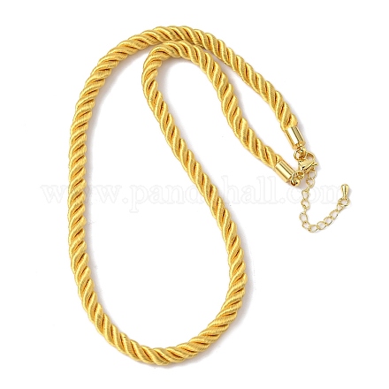 Изготовление ожерелья из нейлонового витого шнура толщиной 5 мм FIND-G096-01G-18-1