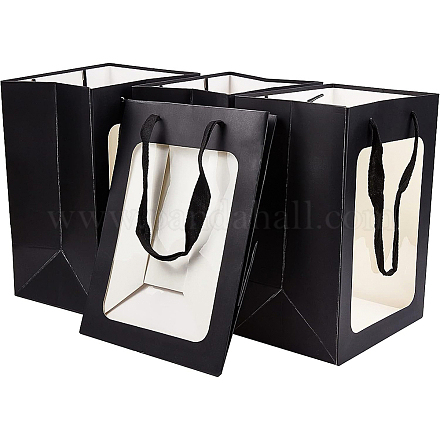 BENECREAT Kraft Paper Bags with Handle AJEW-BC0001-55A-A-1
