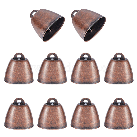 NBEADS 10 Pcs Farm Animal Bell FIND-WH0034-22R-1