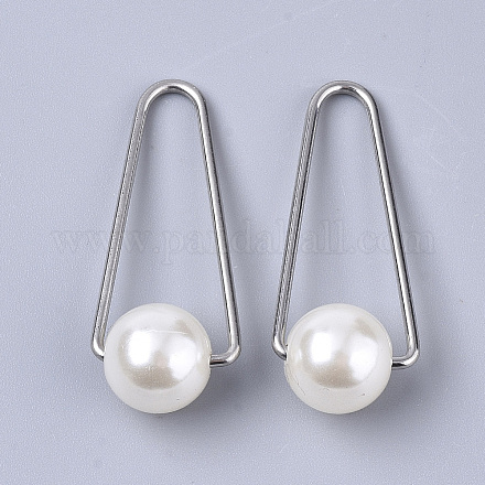 Colgantes de perlas de imitación de plástico abs STAS-S079-137A-1