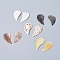 Natural Shell Pendants, Wing, 38~41x20~21x1.5~3mm, Hole: 1.2mm, 2pcs/set