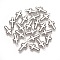 Tibetan Style Alloy Pendants, Cadmium Free & Lead Free, Cross, Antique Silver Color, about 10mm wide, 20mm long, 2mm thick, hole: 2mm