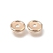 Brass Beads, Disc, Rack Plating, Long-Lasting Plated, Light Gold, 6x1mm, Hole: 1.5mm