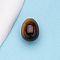 Natural Tiger Eye Massage Tool, Egg, 20x30x15mm