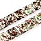 Synthetic Turquoise Beads Strands, Spray Painted, Square, Coconut Brown, 20x20x6.5mm, Hole: 1mm, about 20pcs/strand, 15.63''(39.7cm)