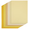 30Pcs 5 Colors A4 Craft Paper Cardstock, for DIY Card Craft Making, Rectangle, Yellow, 298x210x0.4mm, 6pcs/color