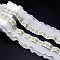 3Yards Polyester Lace Ribbon, with Gold/Silver Wire, Silver, 3-1/2 inch(90mm)