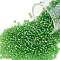 TOHO Round Seed Beads, Japanese Seed Beads, (167) Transparent AB Peridot, 11/0, 2.2mm, Hole: 0.8mm, about 1110pcs/bottle, 10g/bottle