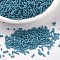 MIYUKI Delica Beads, Cylinder, Japanese Seed Beads, 11/0, (DB0798) Dyed Semi-Frosted Opaque Capri Blue, 1.3x1.6mm, Hole: 0.8mm, about 2000pcs/10g