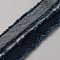 1.7 Yards Denim Fabric Ribbon, for Clothing Decoration, Midnight Blue, 1-5/8 inch(40mm)