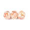 Electroplate Glass Beads, Rondelle Lattice with Pattern, Faceted, Light Salmon, 7~8x5.5~6mm, Hole: 1~1.2mm