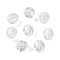 Transparent Acrylic Beads, Faceted, Cone, Clear, 7.5mm, Hole: 1.7mm, 2173pcs/500g