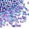 ABS Imitation Pearl Beads, Round, Two Tone, Medium Slate Blue, 6mm, Hole: 1.8mm, about 5000pcs/500g