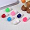 Oapque Resin Beads, Pill, Half Hole, Two Tone, Mixed Color, 11.5x5.5mm, Hole: 0.8mm