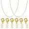 DIY Necklace Making Kit, Including Brass Cable Chains & Lobster Claw Clasps & Open Jump Rings, Golden, 5.5x4x0.5mm