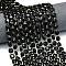 Natural Black Obsidian Beads Strands, Faceted Hexagonal Cut, Flat Round, with Seed Beads, 8~8.5x5mm, Hole: 0.8mm, about 36pcs/strand, 15.16''~15.24''(38.5~38.7cm)
