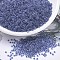 MIYUKI Round Rocailles Beads, Japanese Seed Beads, 11/0, (RR1928) Semi-Frosted Blue Lined Crystal, 2x1.3mm, Hole: 0.8mm, about 5500pcs/50g