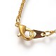 Brass Chain Necklaces NJEW-D079-G-2