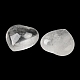 天然水晶クリスタルヒーリングストーン  ハートの愛の石  レイキイーランシング用のポケットパームストーン  30x30x11.5~12.5mm G-G020-01A-3