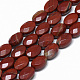 Rosso naturale perline di diaspro fili G-T070-8x12mm-07-1