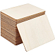 Benecreat 40 Uds piezas de madera sin terminar personalizadas WOOD-BC0001-07-1