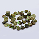 Naturelles grenat vert brins de perles G-F566-39-2