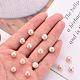 Perle coltivate d'acqua dolce perla naturale PEAR-P056-058-7