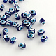Oval Evil Eye Acrylic Beads MACR-R537-02-1