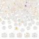 200шт 5 цвета прозрачные кабошоны из смолы MRMJ-GO0001-01-1
