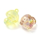 Perles en acrylique transparente plaquées UV OACR-B020-06-2