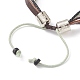 Lava Rock Beads Bracelets BJEW-D264-01-3