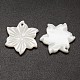 Freshwater Shell Flower Pendants SHEL-M008-02-2