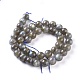 Chapelets de perles rondes en labradorite naturelle G-I156-01-10mm-4