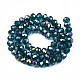 Electroplate Glass Beads Strands EGLA-A034-T10mm-B25-2