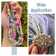 Biyun 500 pièces 10 perles d'imitation en plastique ABS de style KY-BY0001-02-13