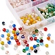 660Pcs 6 Style Electroplate Glass Beads Strands EGLA-YW0001-22-4