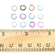 600 pièces 12 couleurs en fil d'aluminium ensembles d'anneaux de saut ouverts DIY-FS0004-14-6