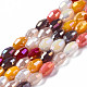 Chapelets de perles en verre électroplaqué EGLA-N002-09F-1